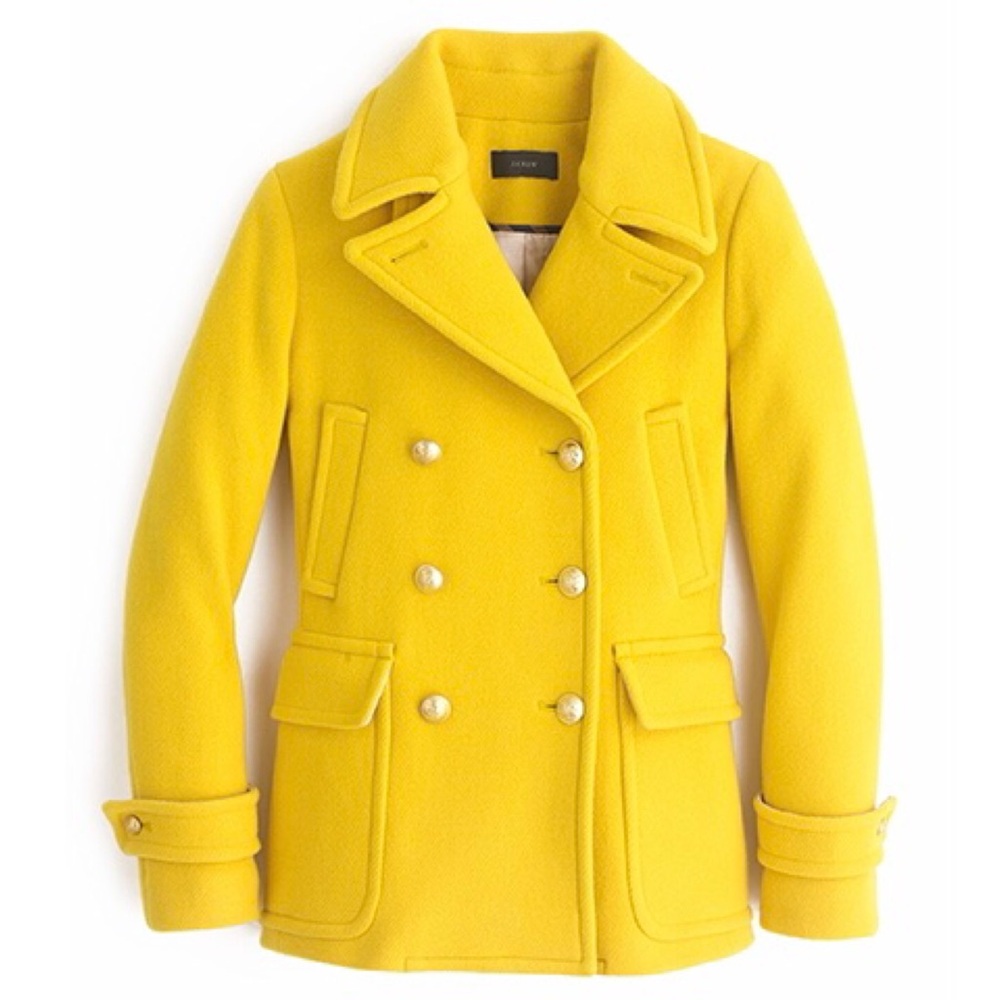 J Crew Double-Breasted Wool Coat